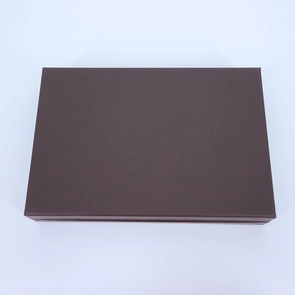 LOUIS VUITTON Brown and Black Gift Box 11x7.5x2